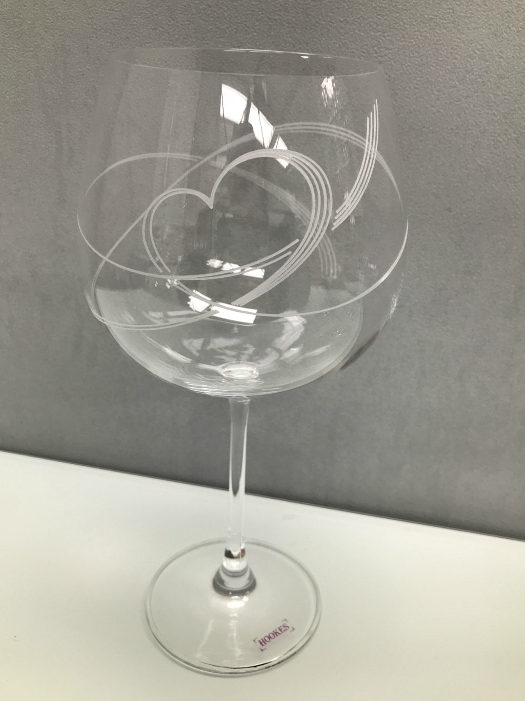 Swirl Heart Gin Glasses - Set of 6