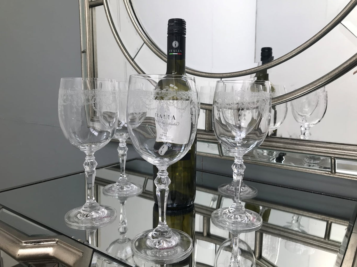 Catherine Red Wine Glasses - Set of 6