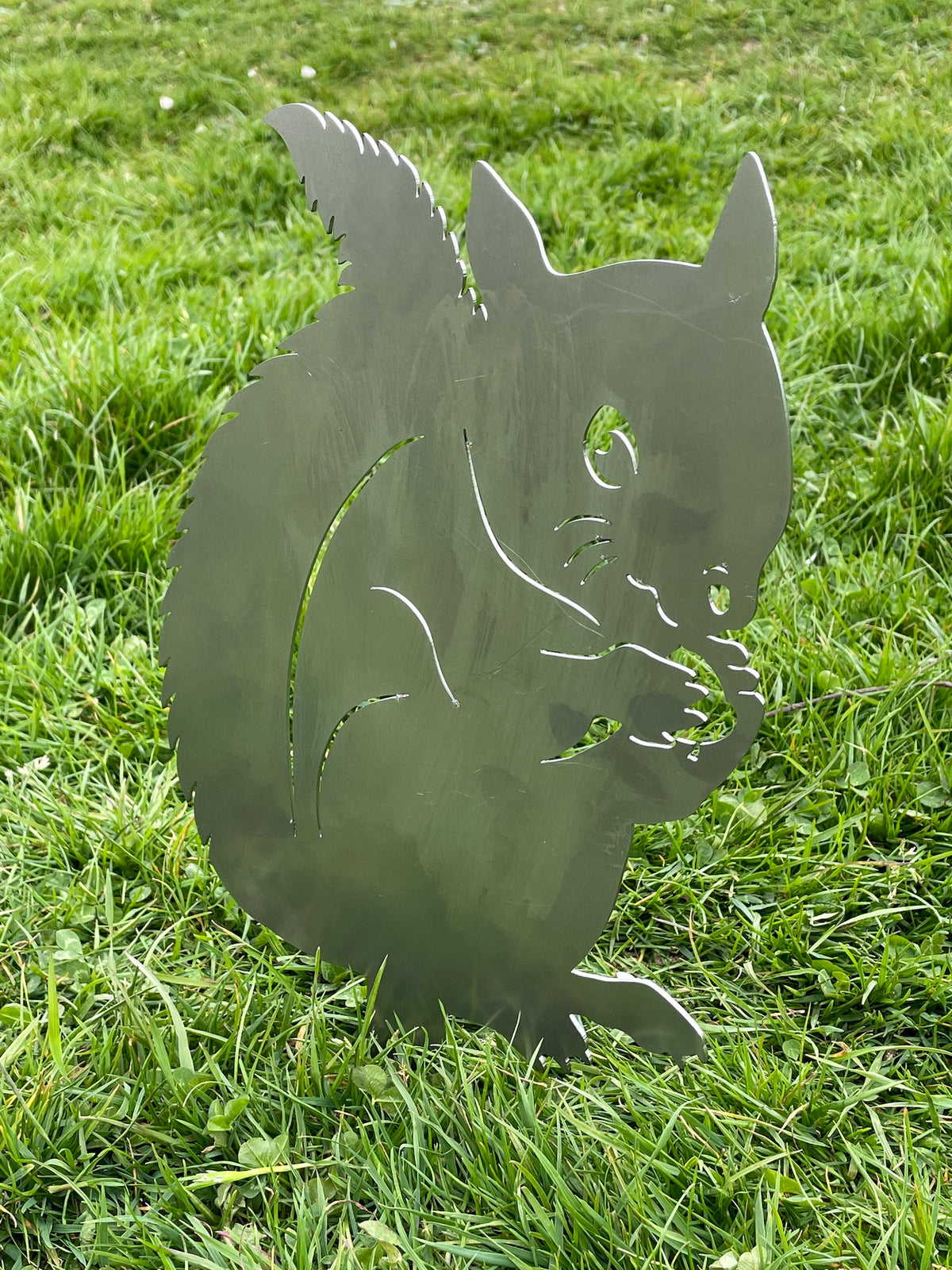 Metal Garden Squirrel &gt;&gt; Rustic Art