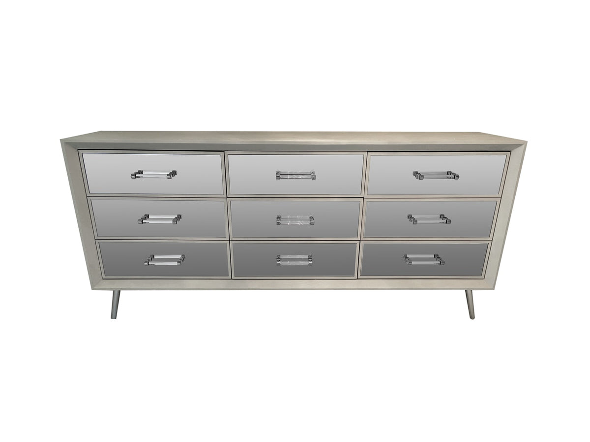 Carnaby Mirrored Sideboard in white