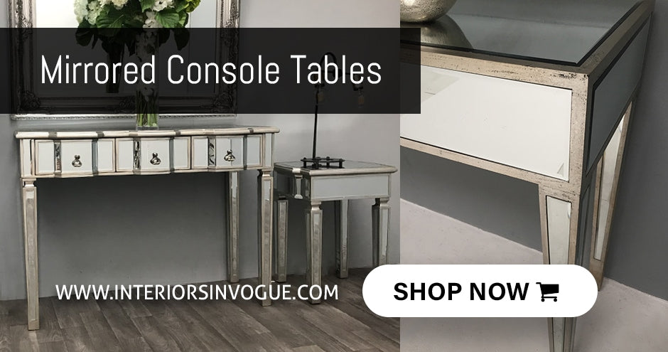 Mirrored Console Tables by Interiors InVogue