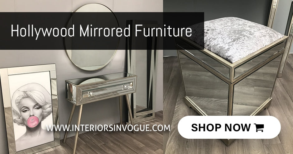 Hollywood Mirrored Furniture Set by Interiors InVogue