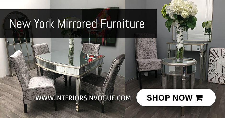 New York Mirrored Furniture Set by Interiors InVogue