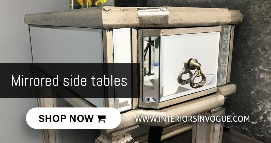 Mirrored Side Tables by Interiors InVogue