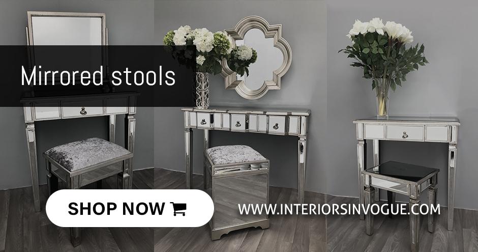 Mirrored Stools by Interiors InVogue