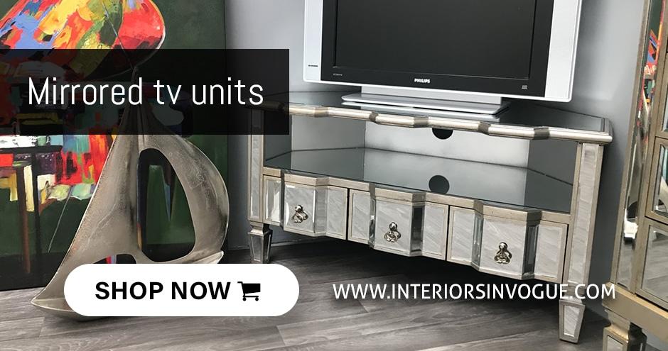 Mirrored TV Units by Interiors InVogue