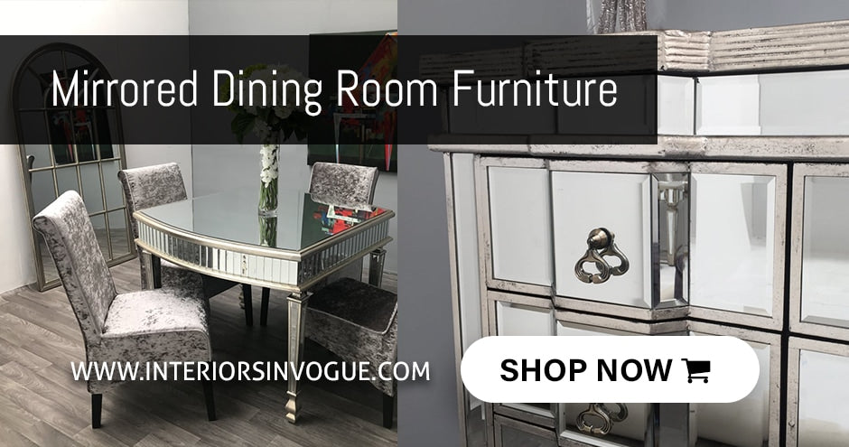 Mirrored Dining Room Furniture & kitchen by Interiors InVogue