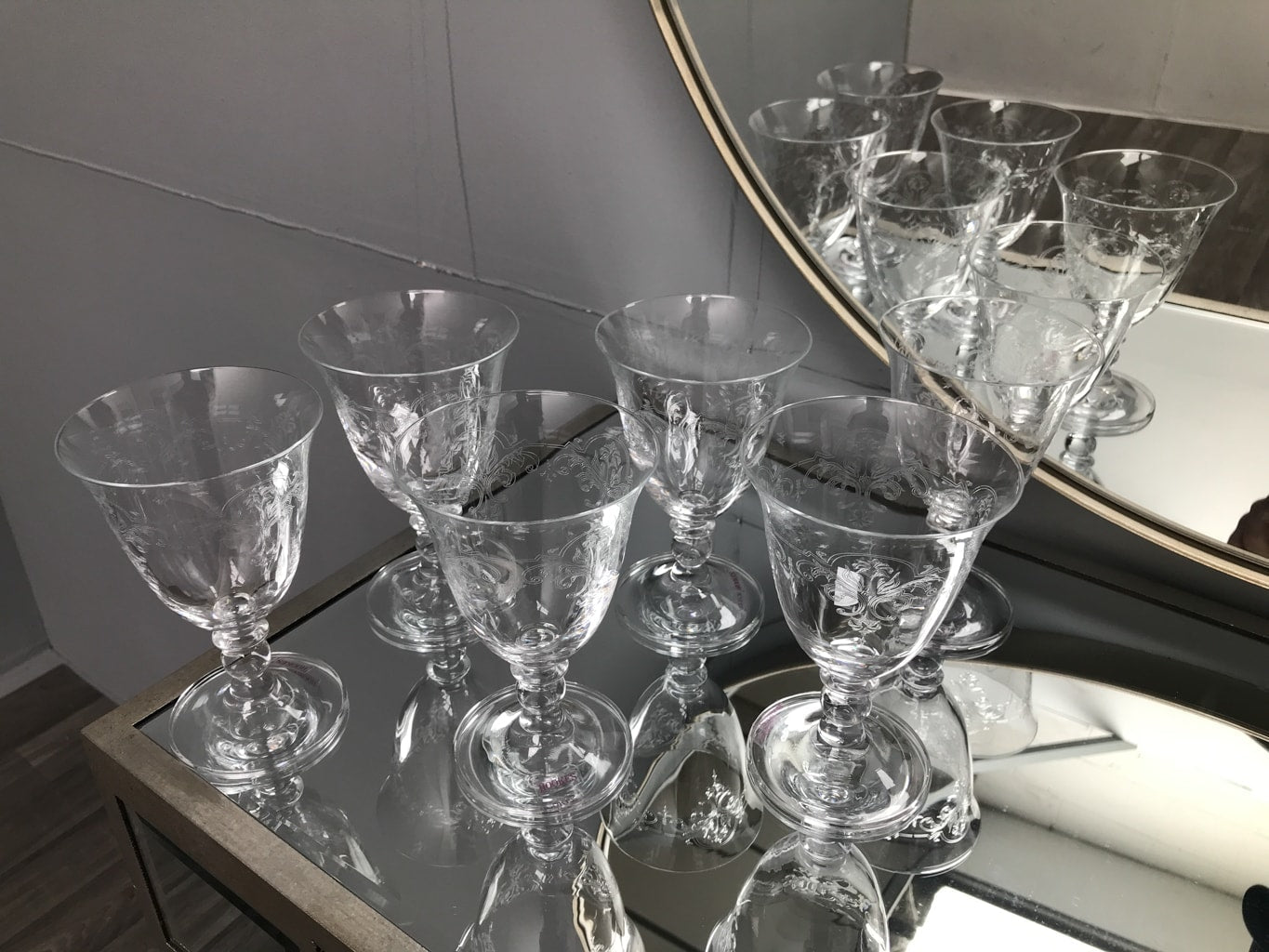Piano Wine Glasses - Set of 6 Engraved