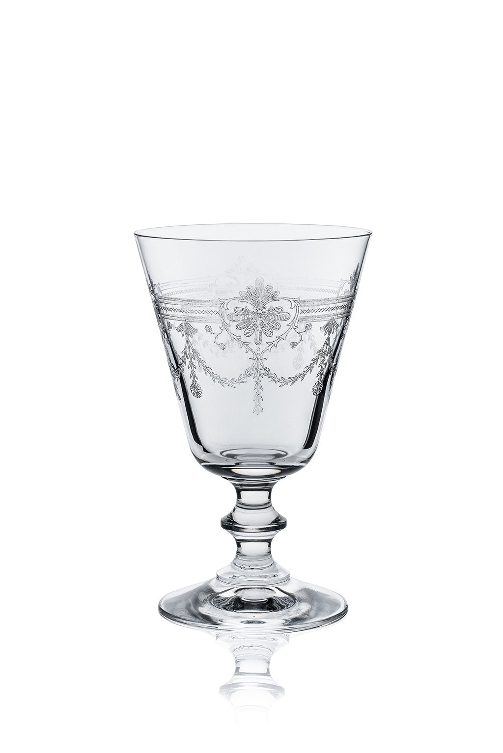 One Victorian Rustic Wine Glasses, part of set of 6 drinking glasses