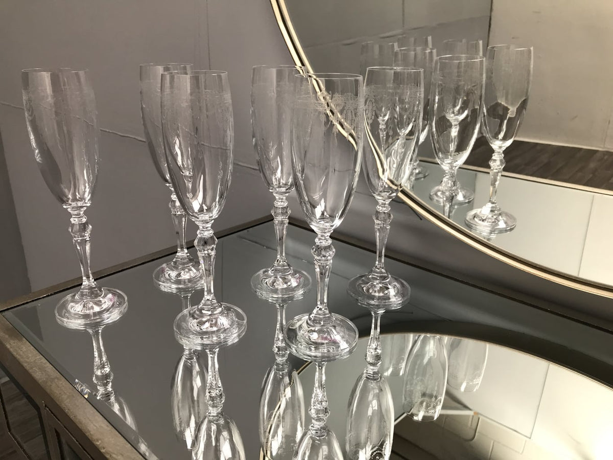 Catherine Champagne Flutes - Set of 6