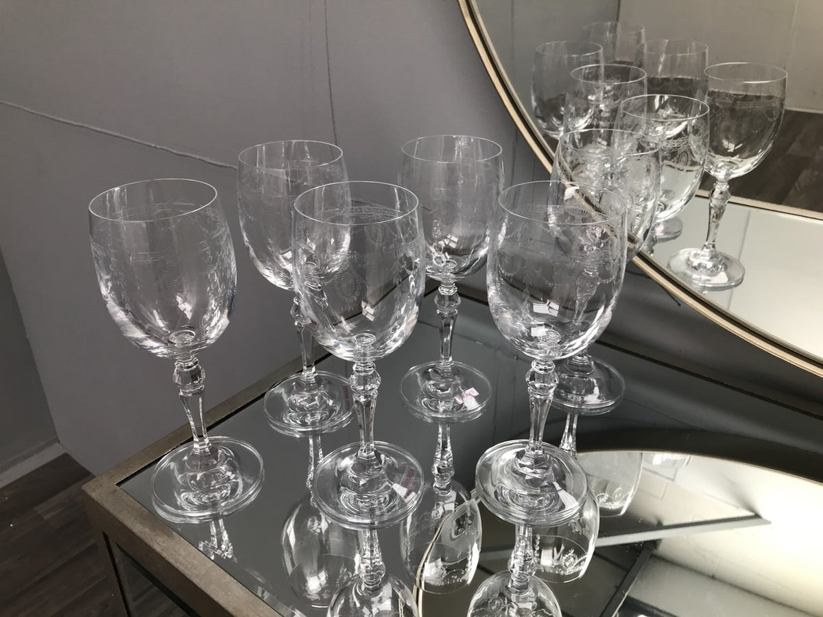 Catherine White Wine Glasses - Set of 6