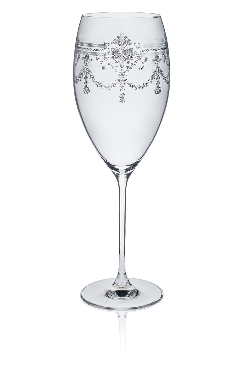 Grace Victorian Rustic Tall Wine Glasses - Set of 6