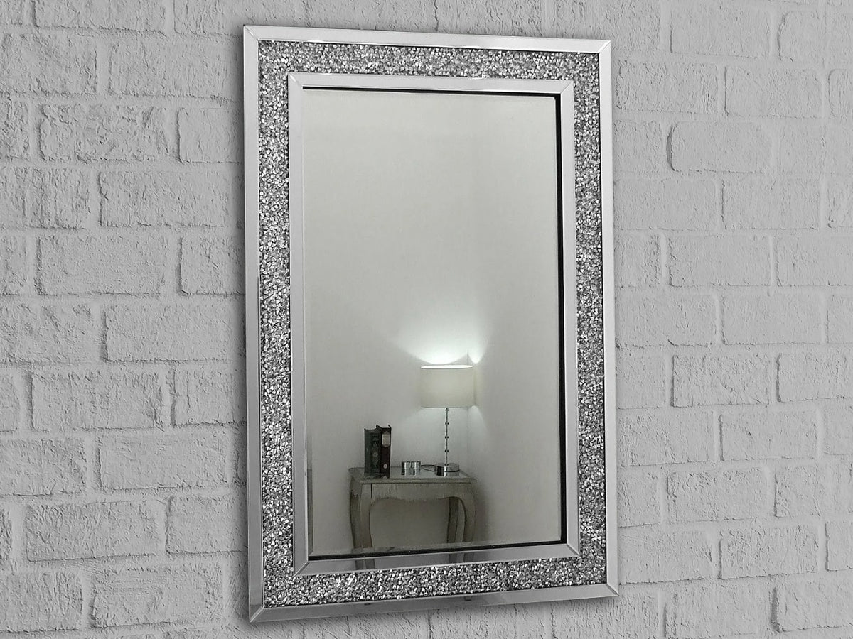 Medium Crushed Diamond Wall Mirror