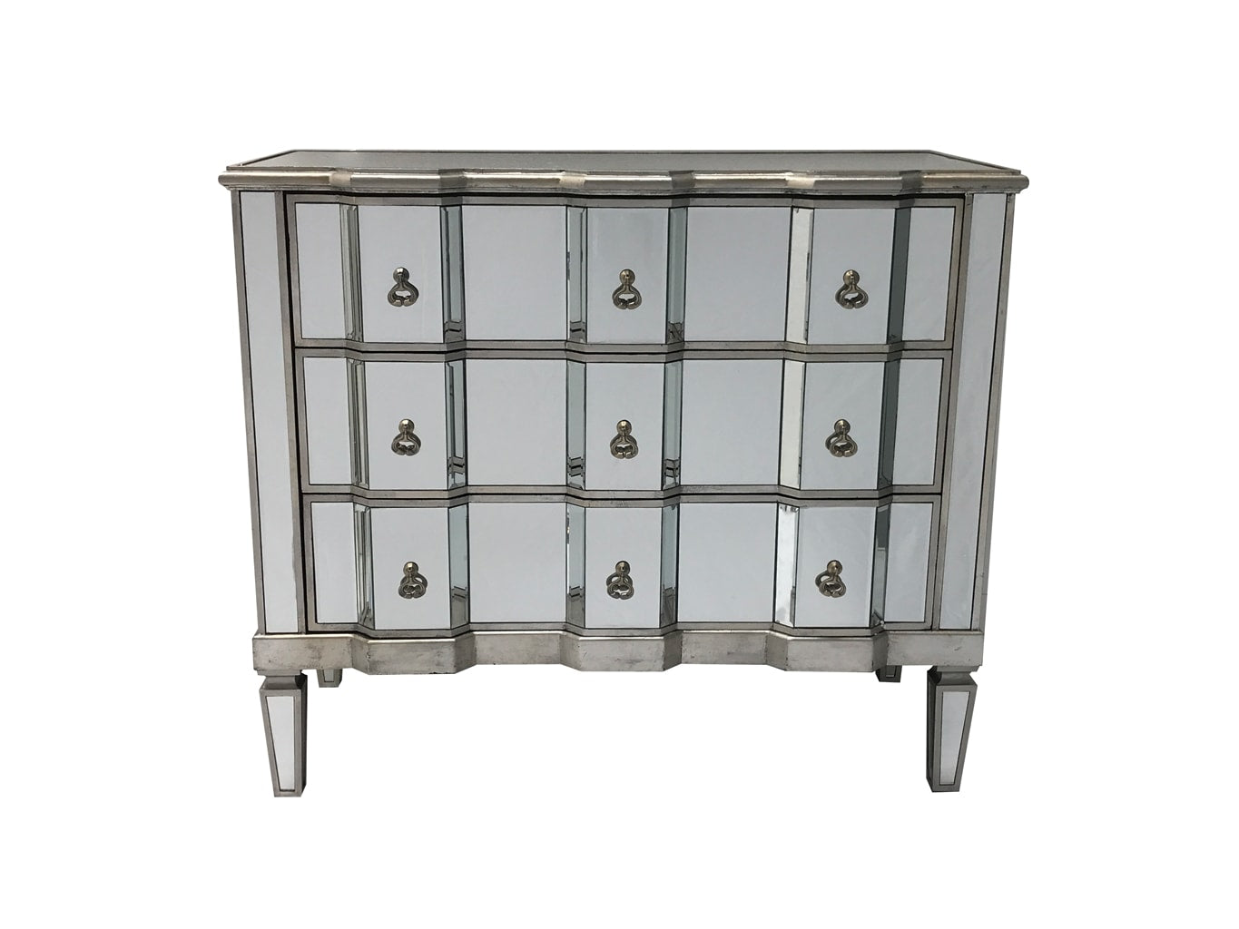 Mirrored Chest of Drawers with 3 draws