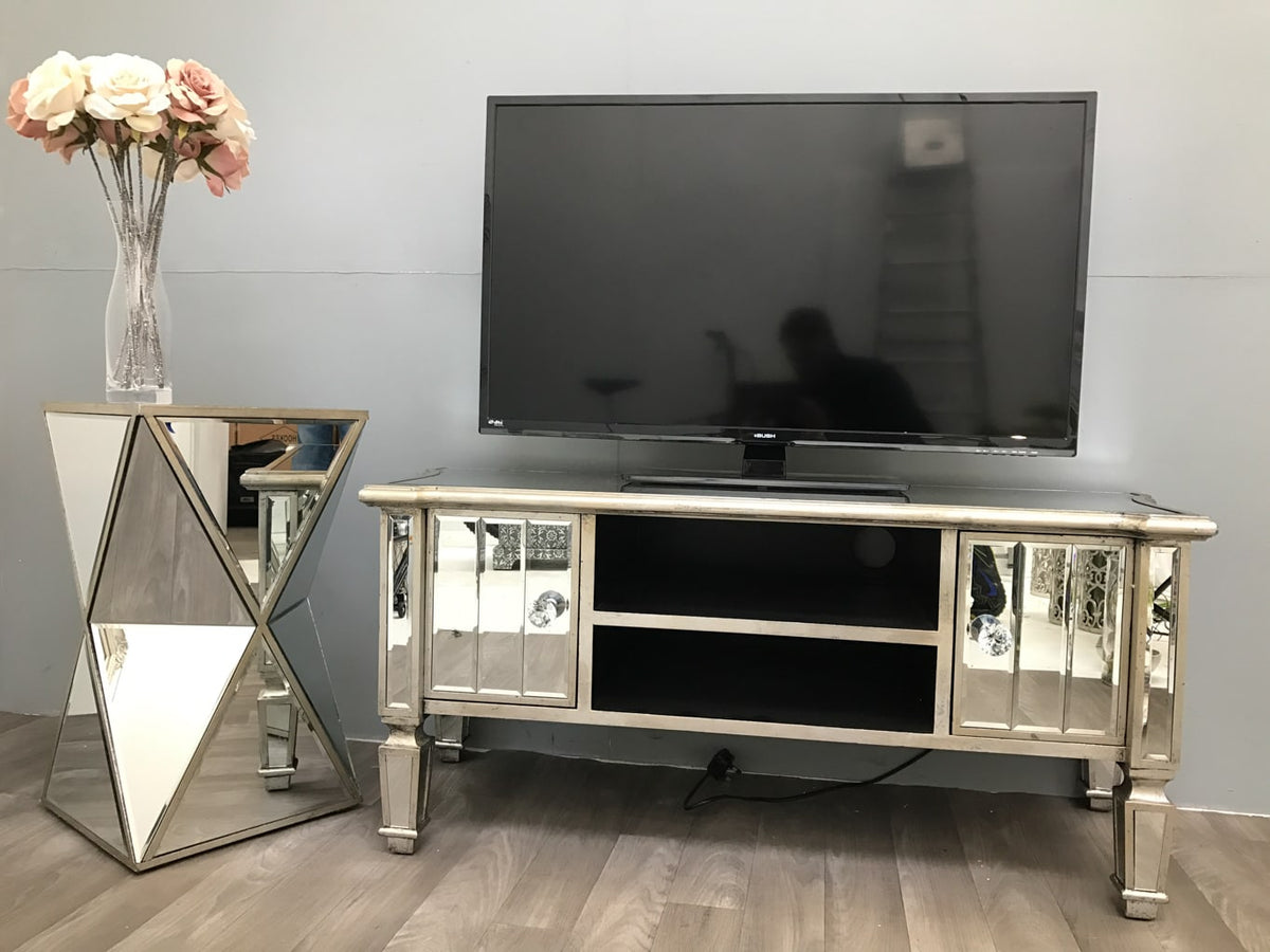Marbella Media Unit for TV with 2 Shelves and 2 Drawers