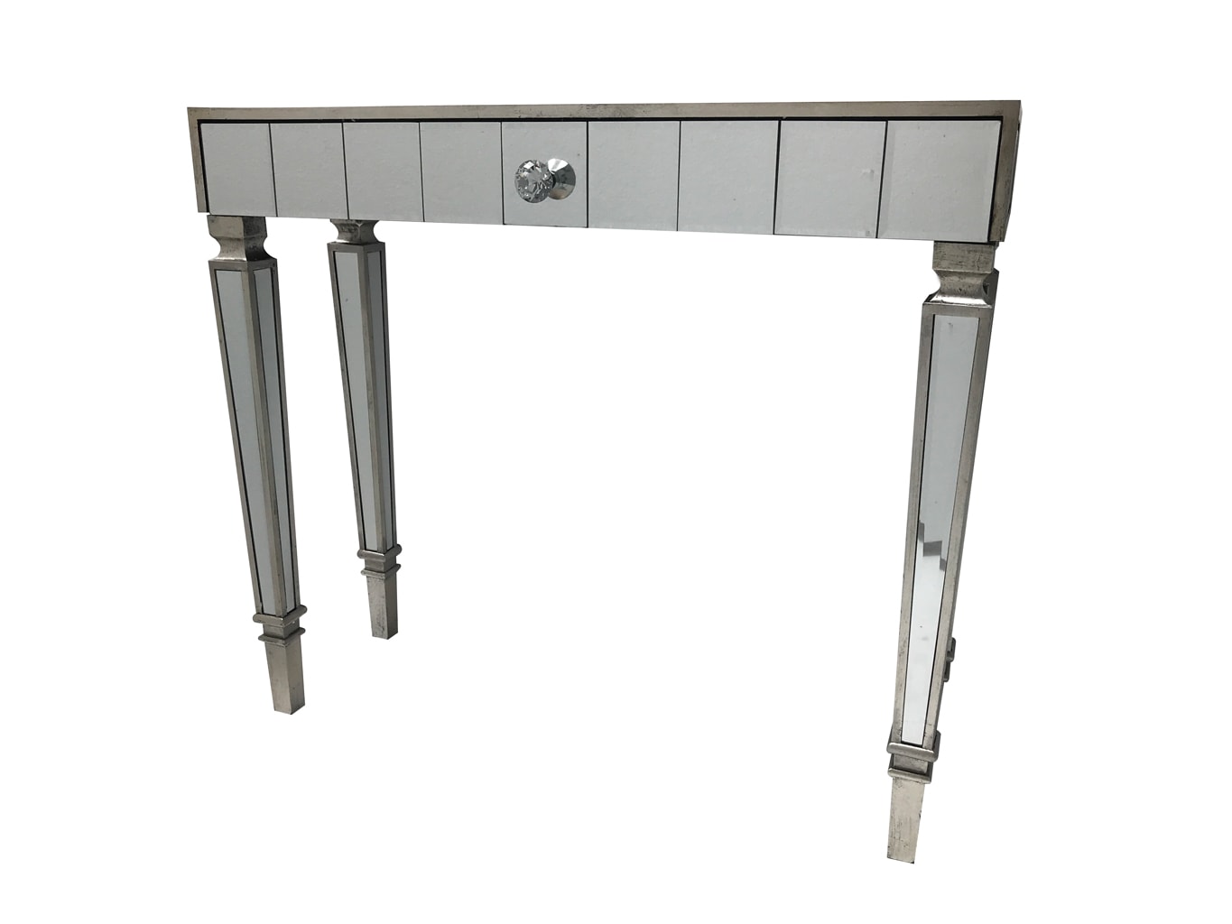 Mirrored Console Table with one drawer