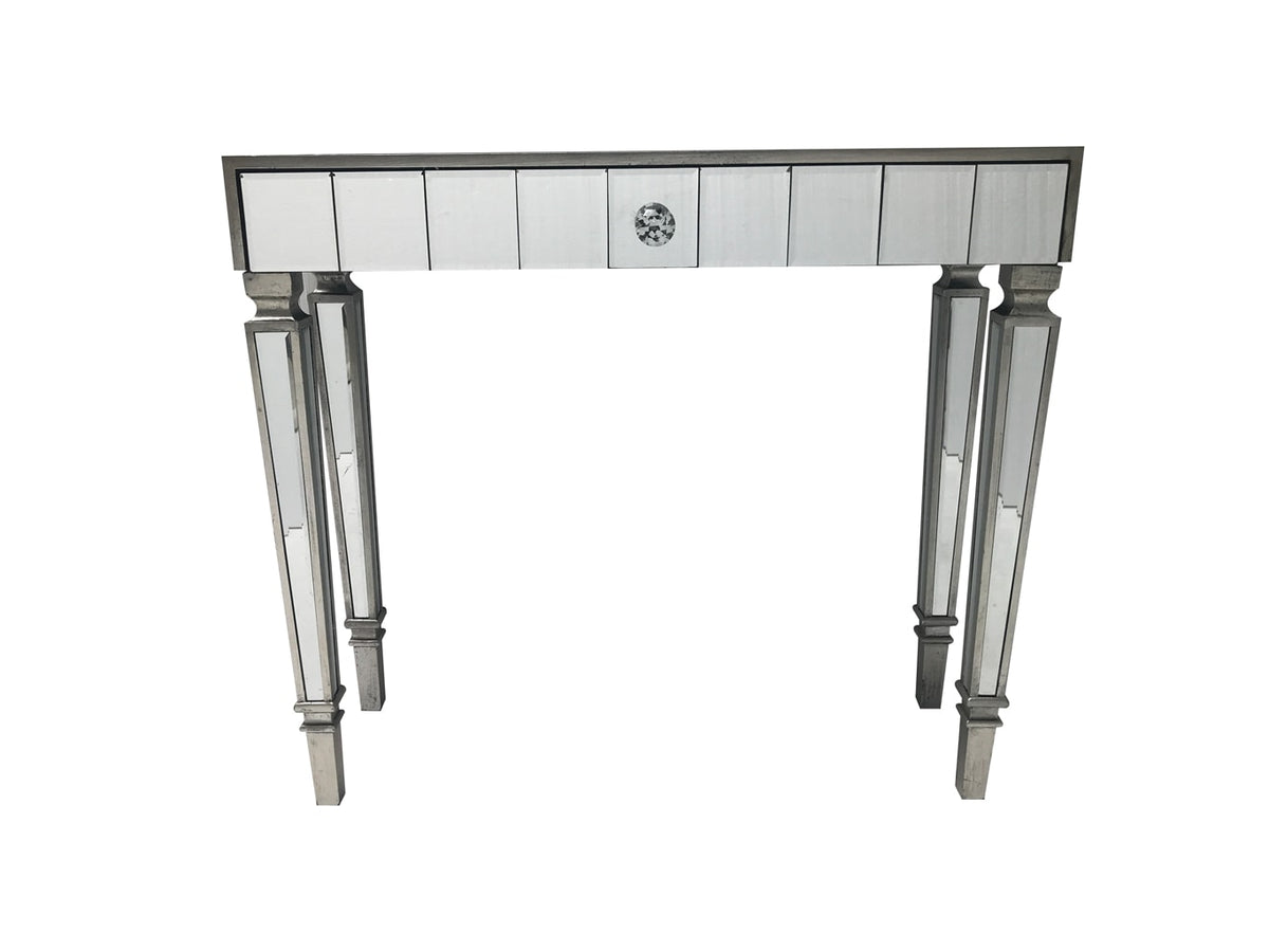 Mirrored Console Table with one drawer