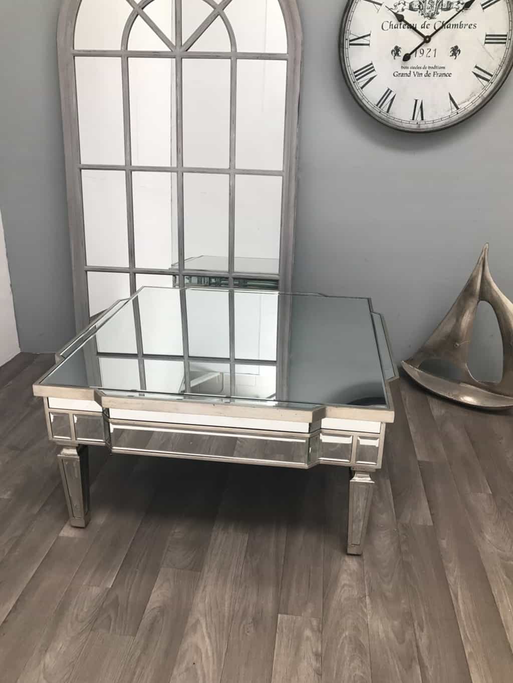 Square Mirrored Coffee Table from Charleston Range