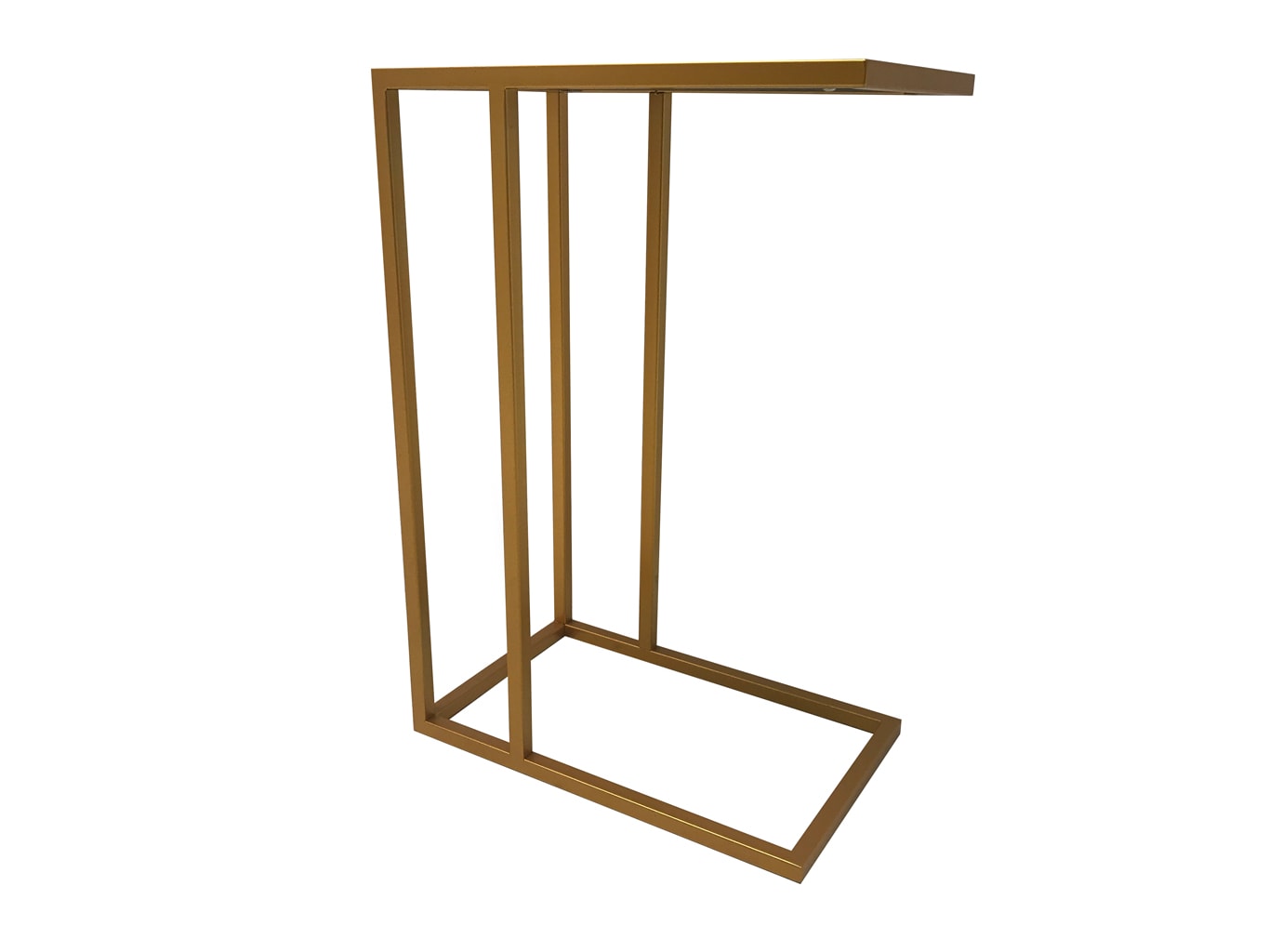 Side Table in Antiqued Gold Finish