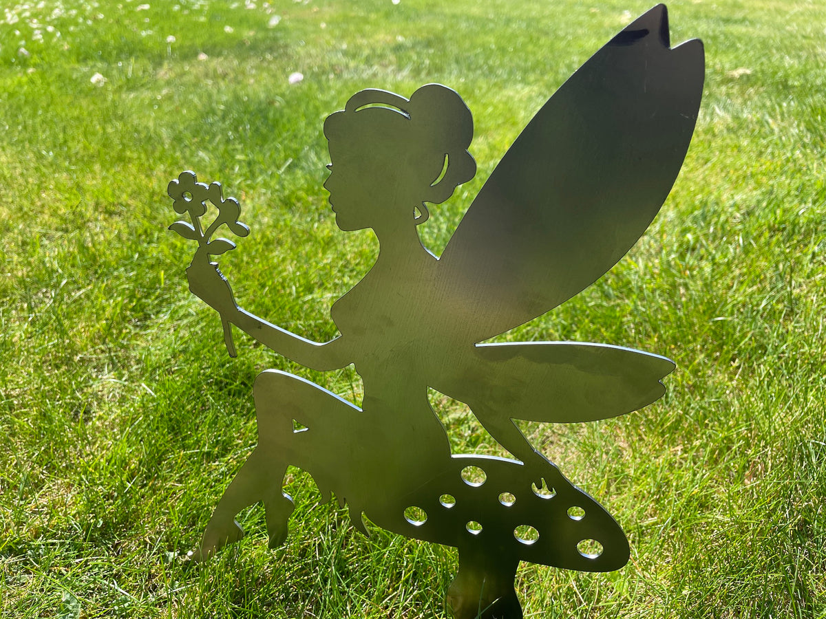 Metal Garden Fairy &gt;&gt; Rustic Art