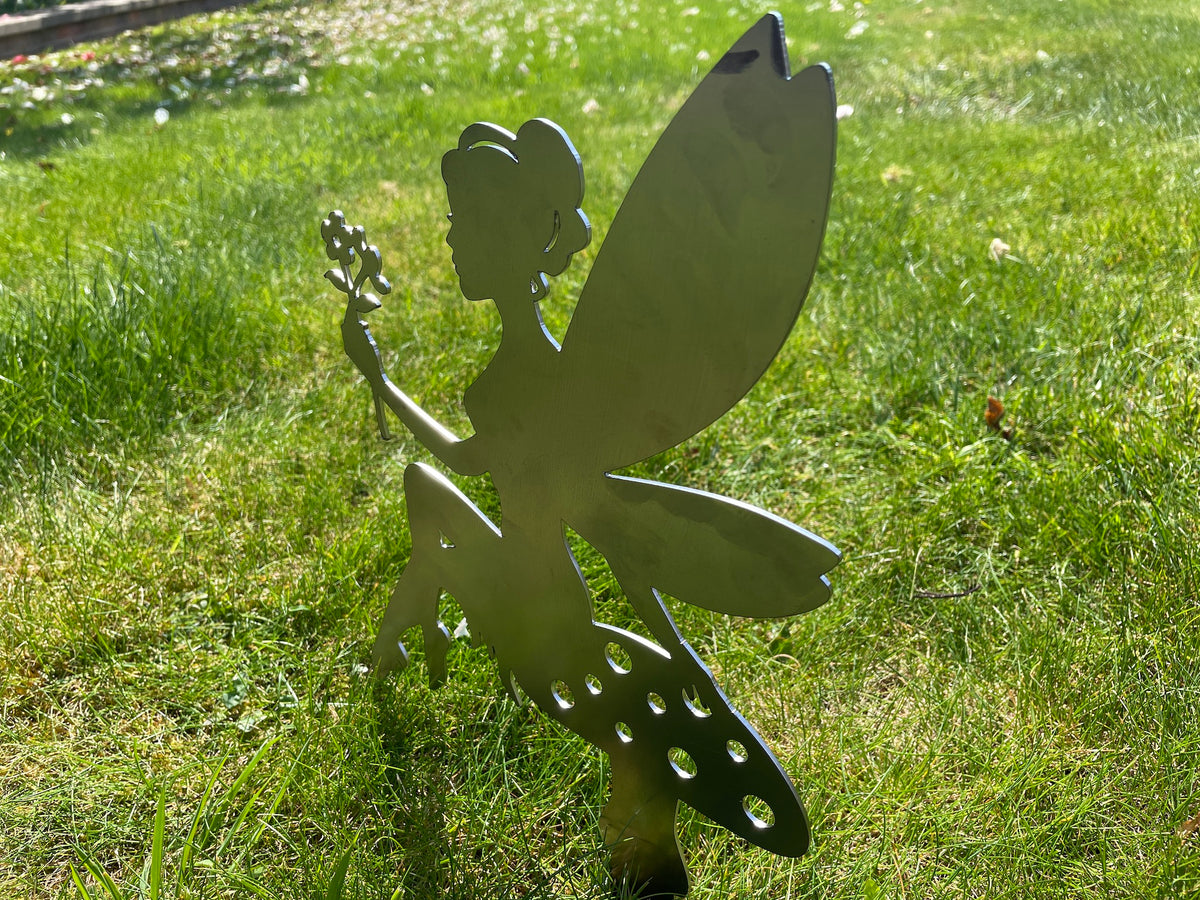 Metal Garden Fairy &gt;&gt; Rustic Art