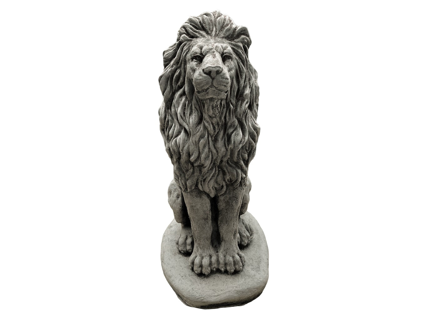 Sitting Lion Natural Stone Statue