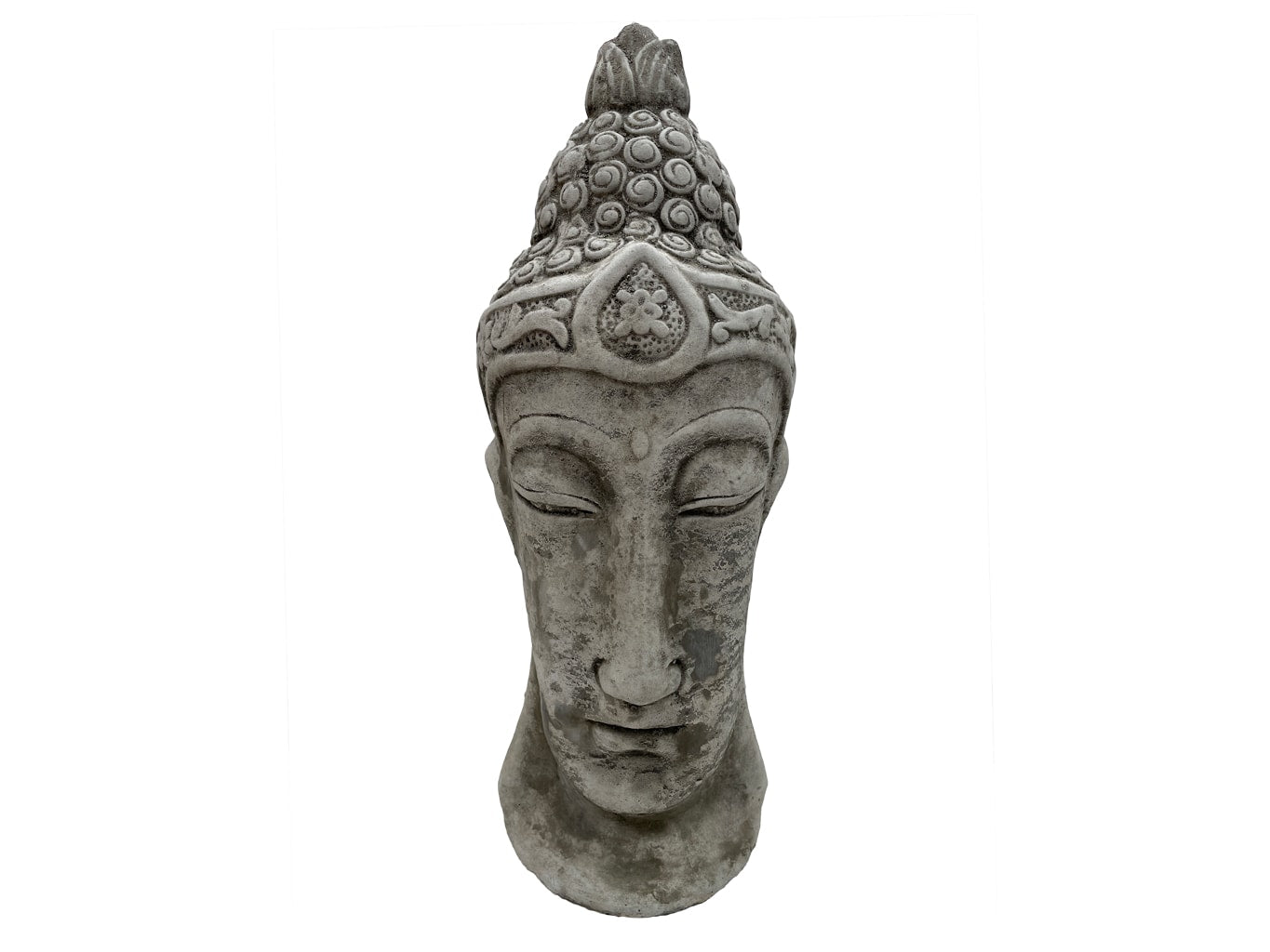 Buddha Head Garden Stone Statue
