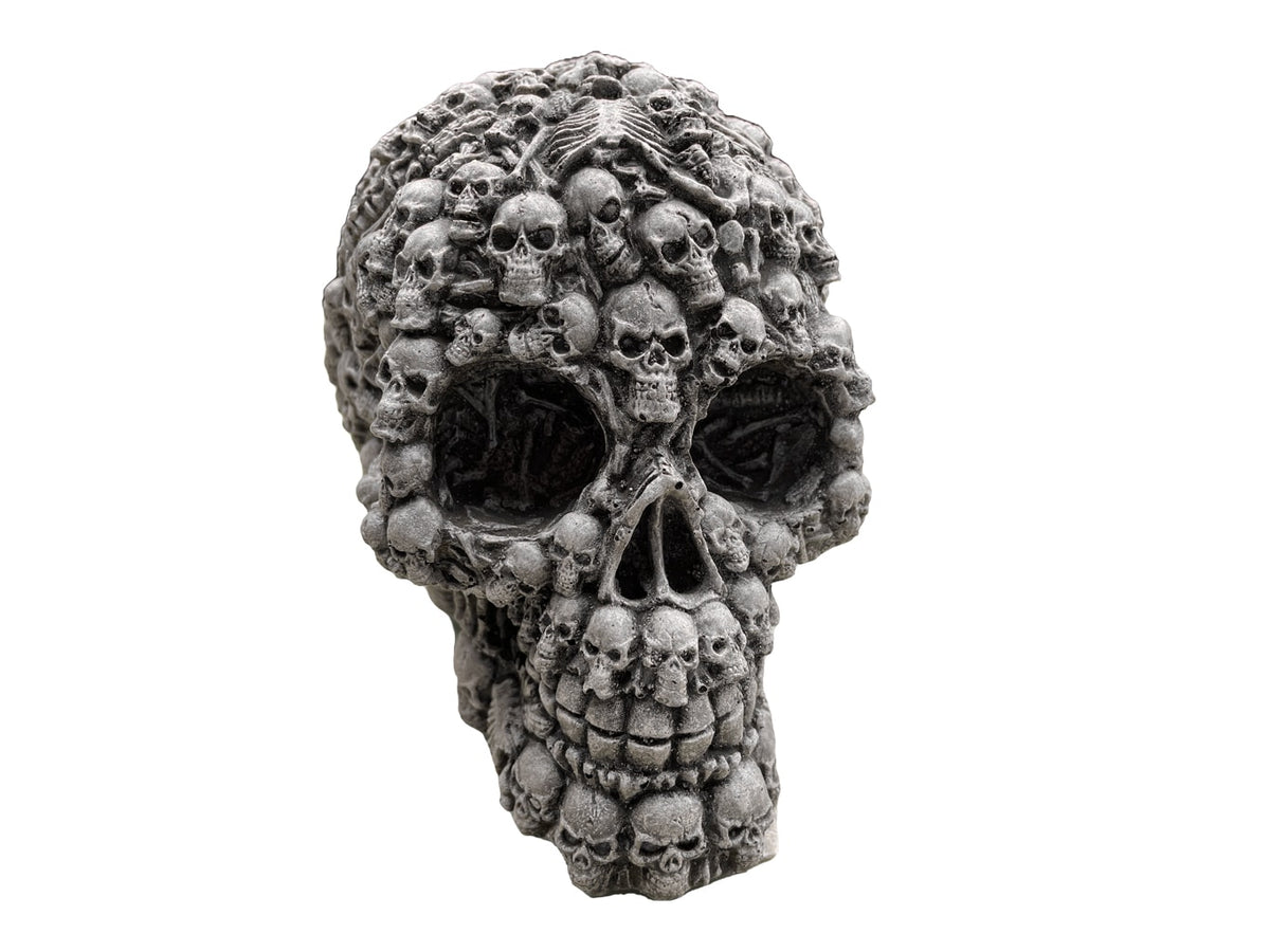 Gothic Skull Stone Ornament