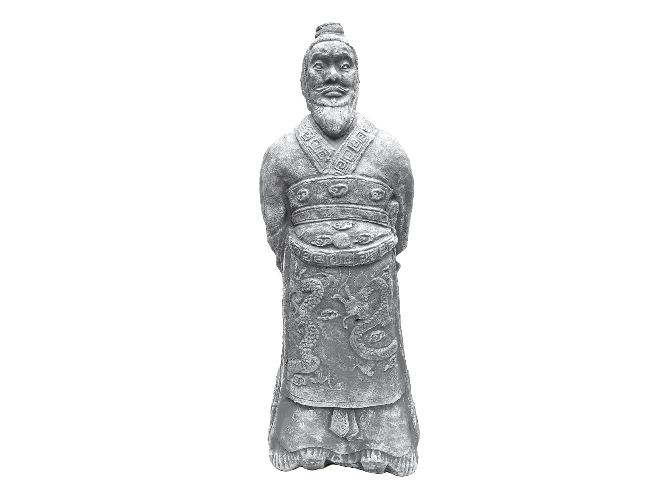Oriental Emperor Stone Statue