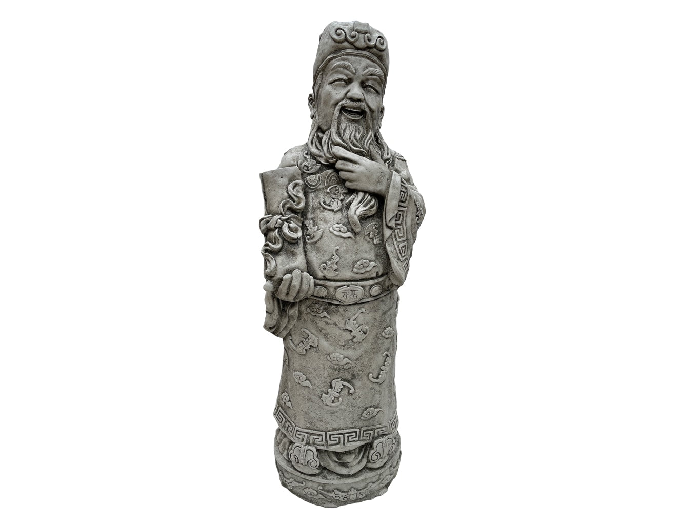Laughing Confucius Natural Stone Statue