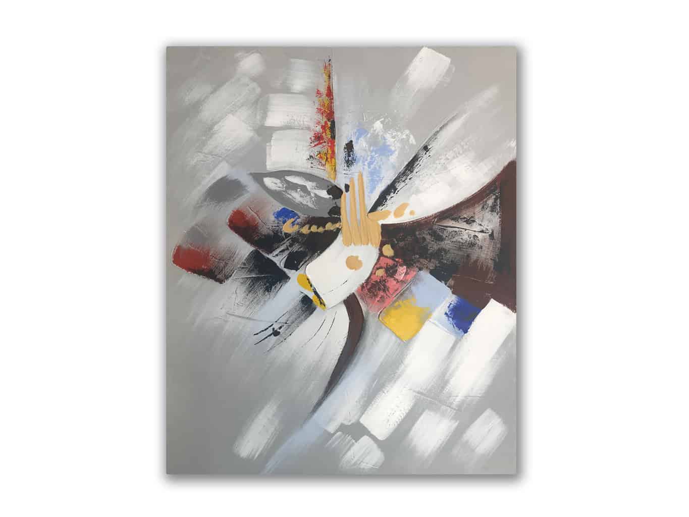 Abstract Painting on Canvas in colour