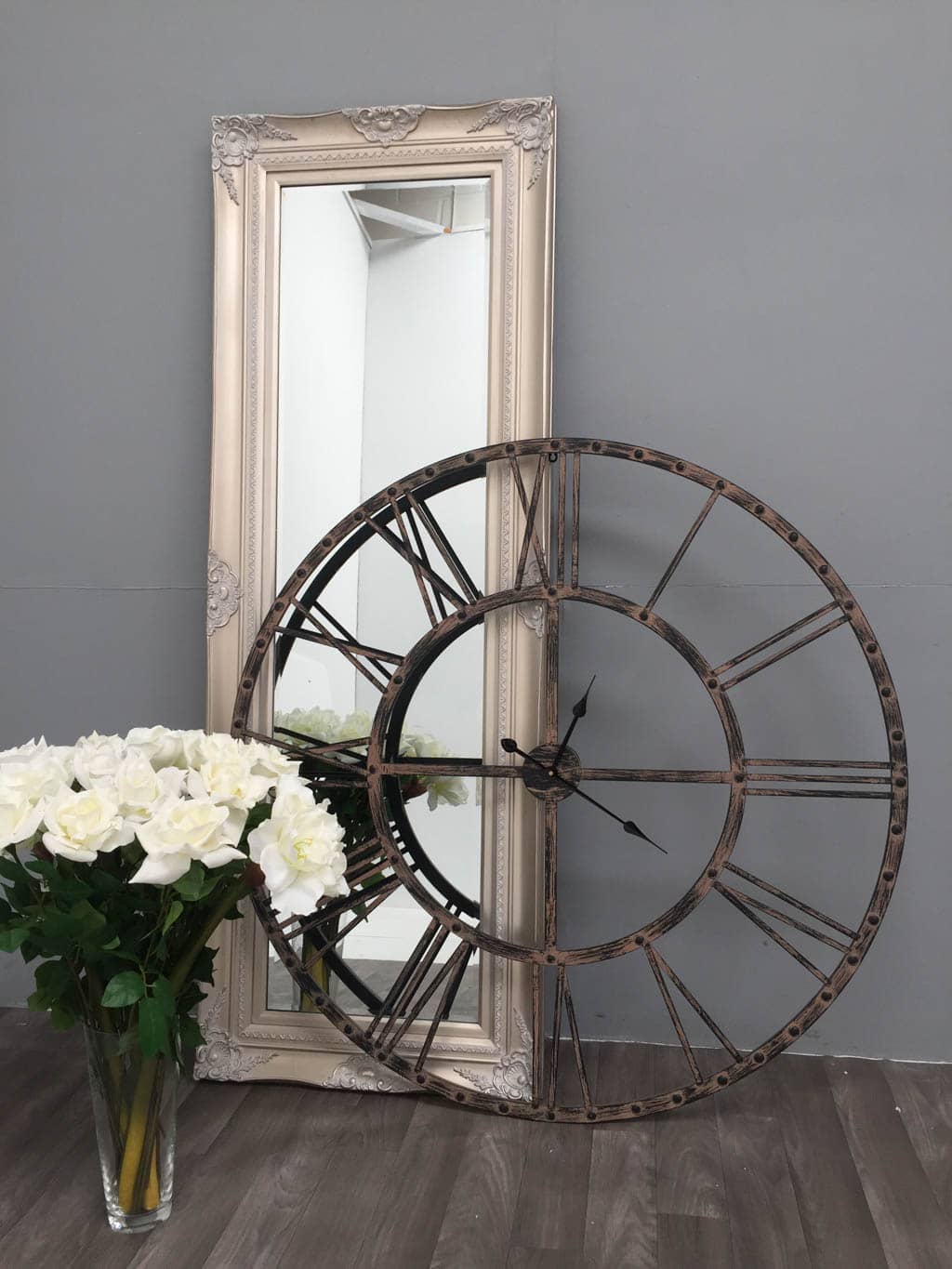 Oversized Skeleton Wall Clock