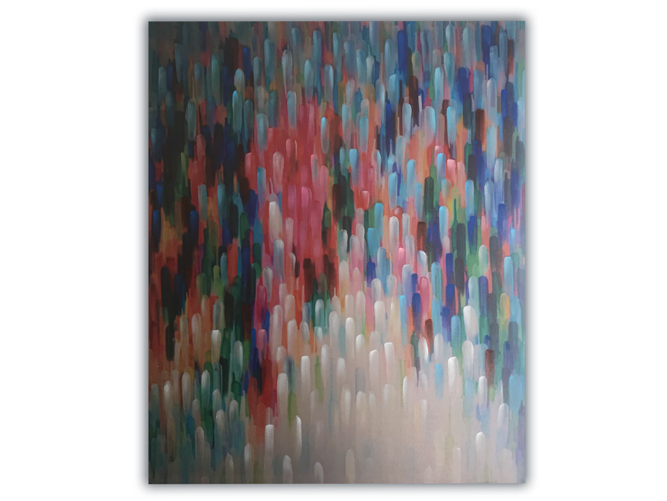 Abstract Canvas Painting in Colour