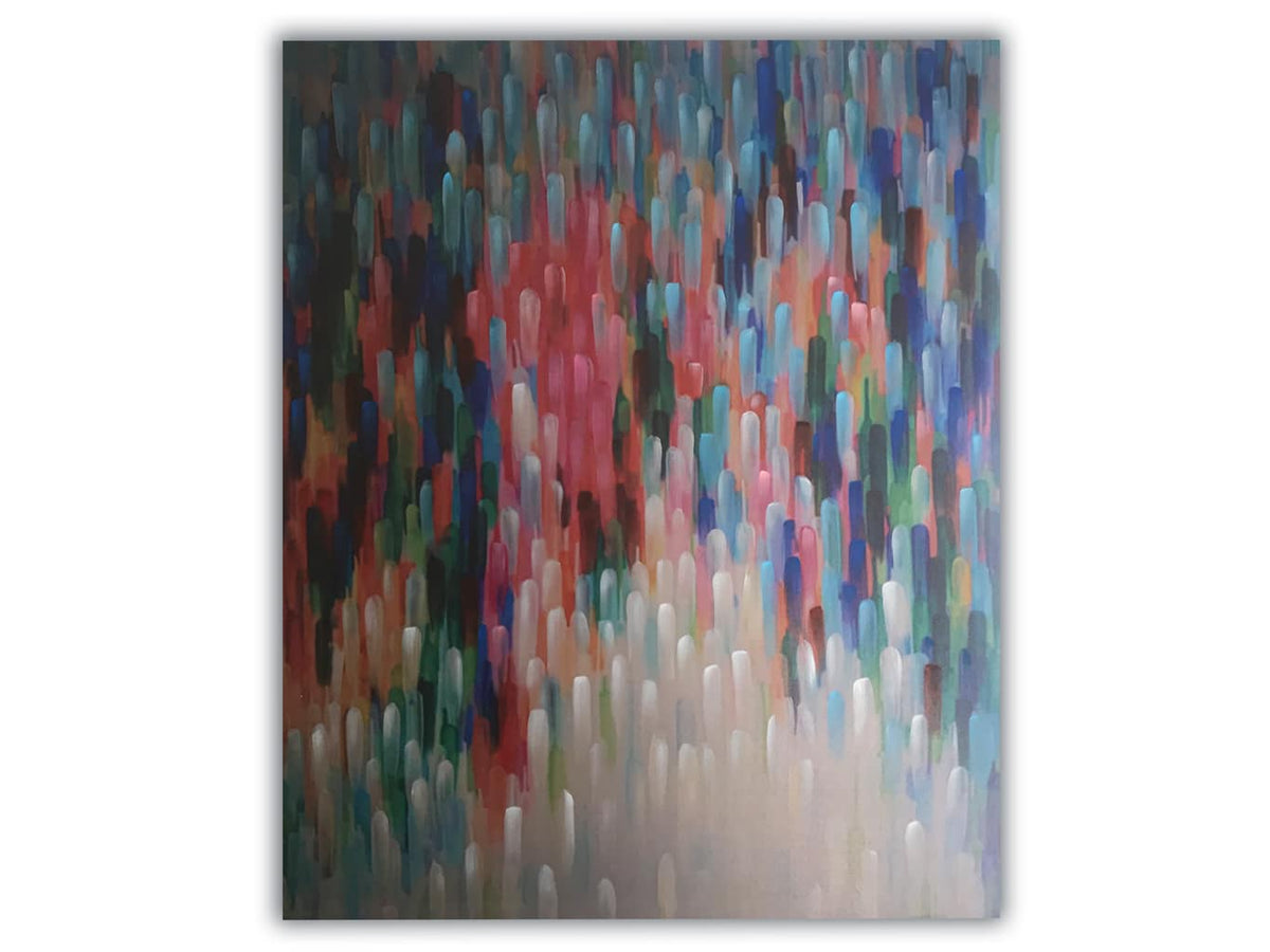Abstract Canvas Painting in Colour