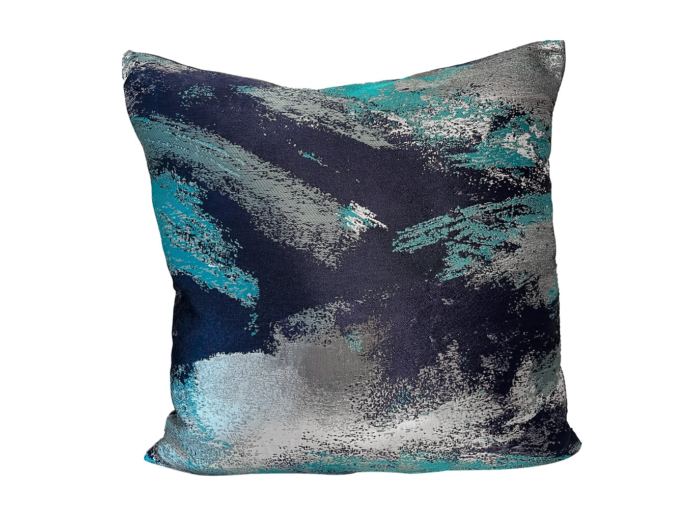 Turquise Silk Designer Cushion with Zipper