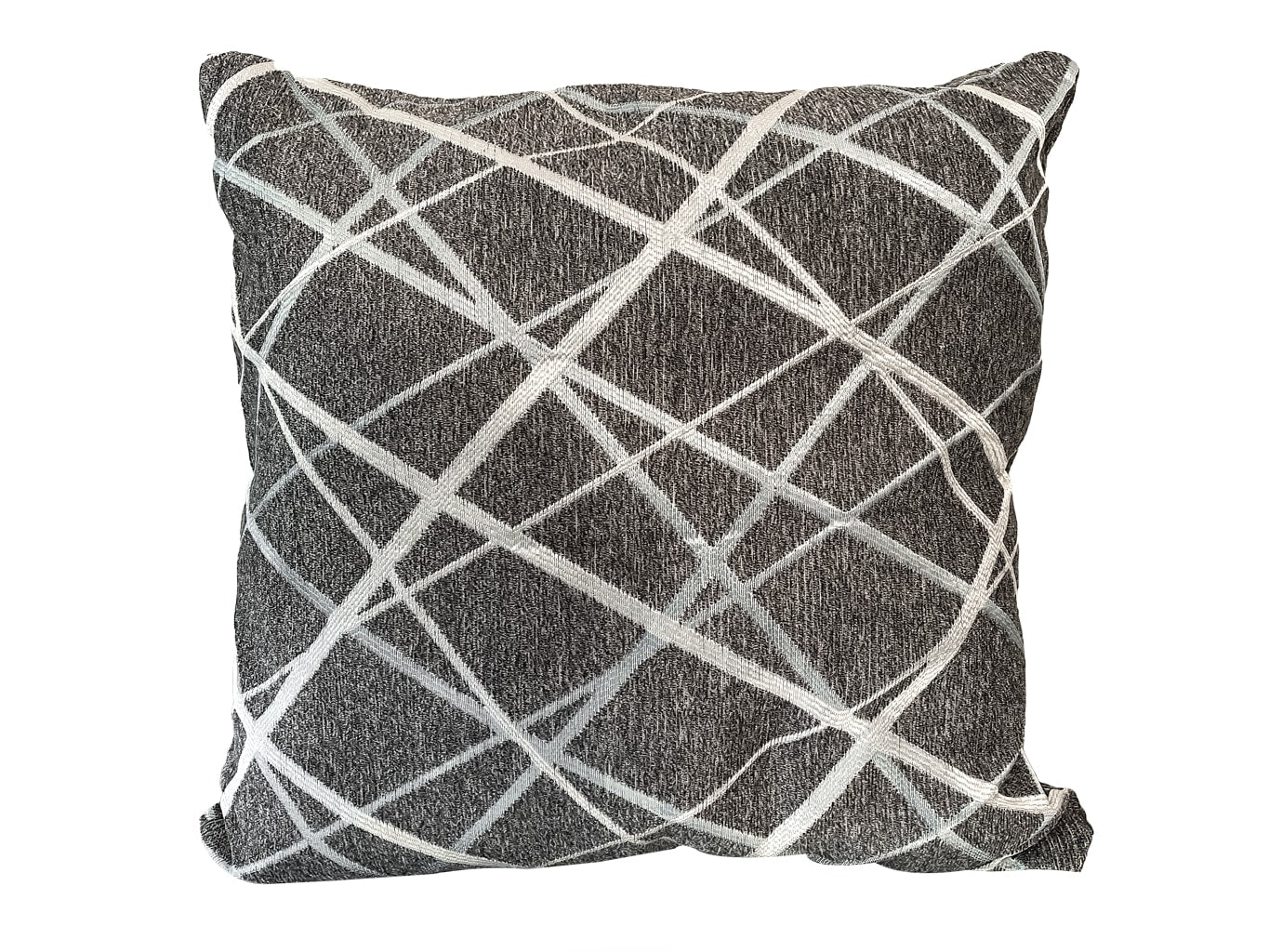 Grey and Silver Decorative Cushion 