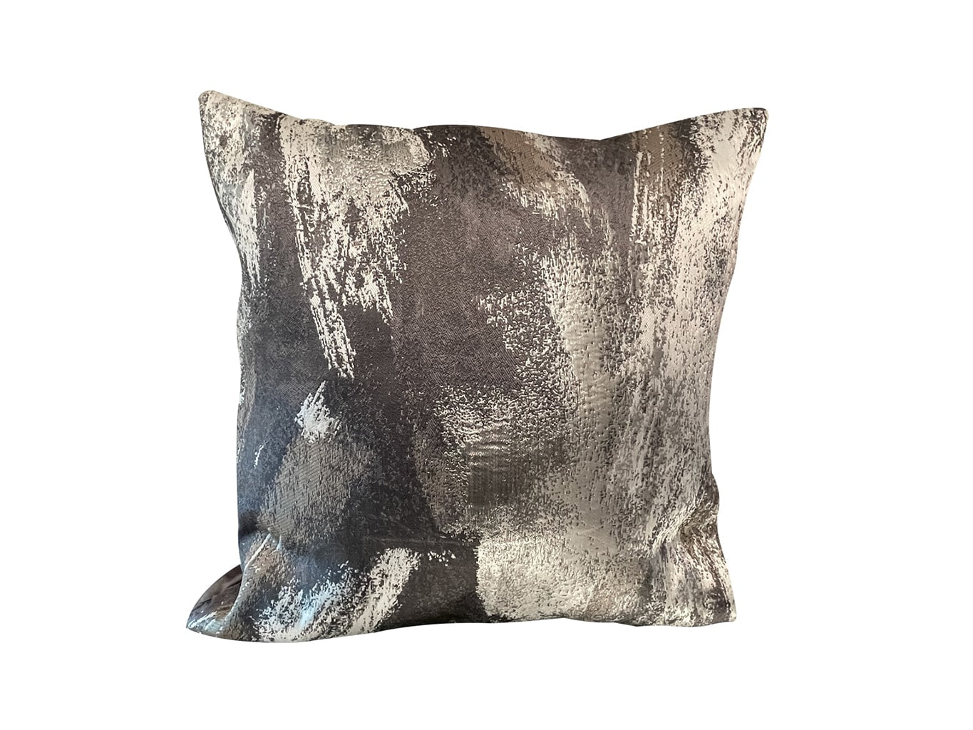 Silk Effect Silvery Grey Cushion 40x40cm